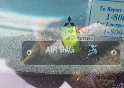 2001 Mitsubishi Galant Es z USA, uszkodzony, nr VIN 4A3AA46G41E217713